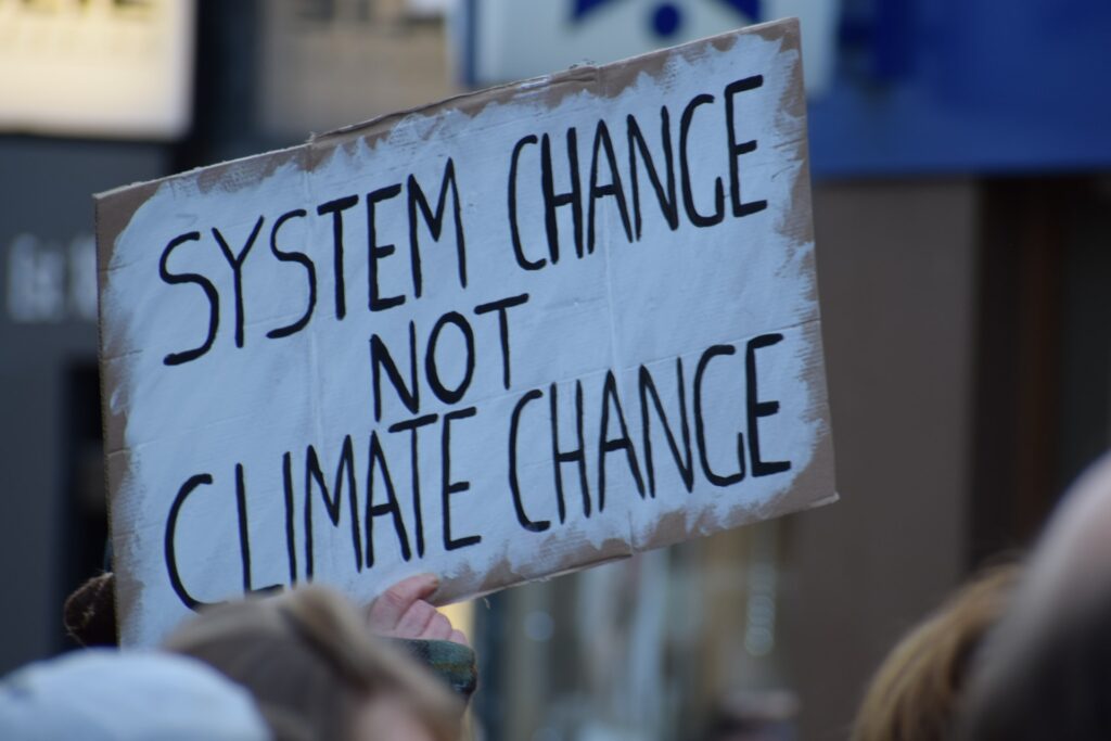 climate protest image